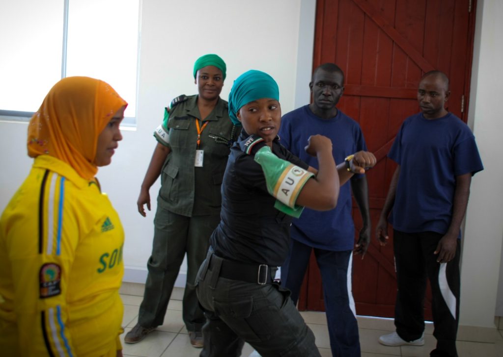 Captain Alice Indimuli is an expert in working with explosives