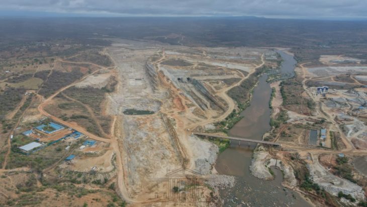 Thwake Multi-Purpose Dam under construction. Photo/Courtesy