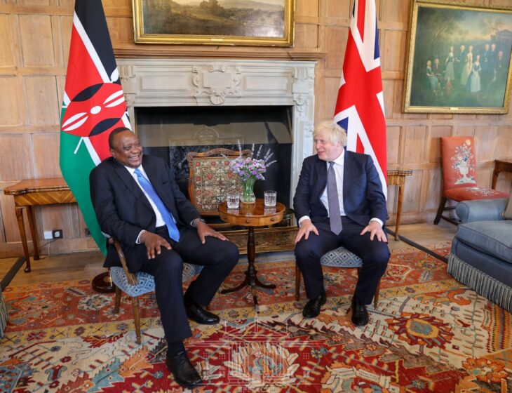 uhuru kenyatta and boris johnson