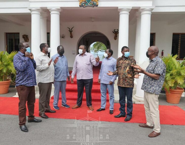 uhuru with opposition leaders