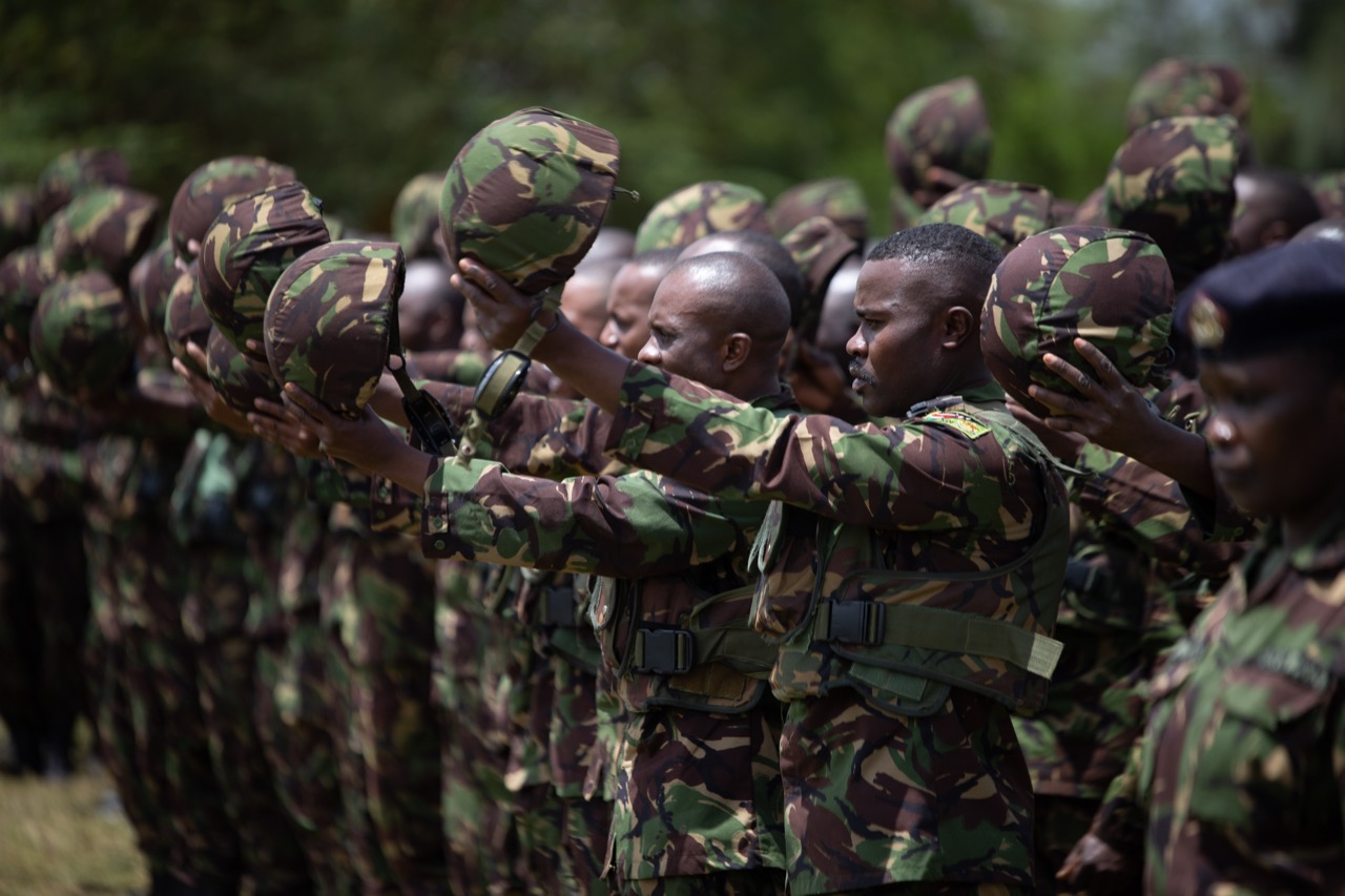 Kdf Contingent Deployed To Eastern Dr Congo Under Auspices Of The East African Community 